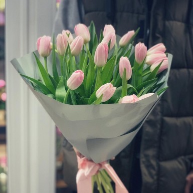 №6. Тюльпаны нежность 19шт (цвет уточните по телефону)
