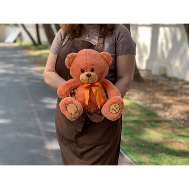 Мишка терракот 30см