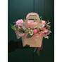 Сумочка Fresh flower с Сильвой пинк и хлопком