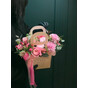 Сумочка Fresh flower с Сильвой пинк и хлопком